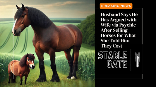Husband Says He Has Argued with Wife via Psychic After Selling Horses for What She Told Him They Cost