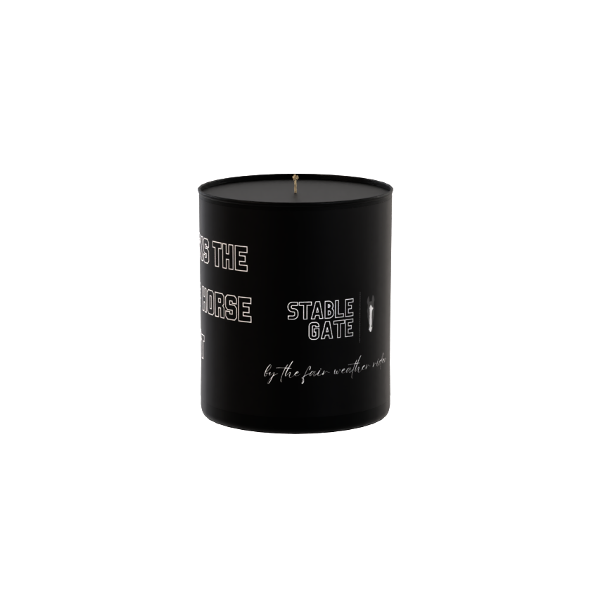 ‘This Masks The Smell Of Horse S**T' 200g Black Candle